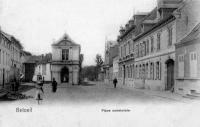 carte postale ancienne de Beloeil Place Communale