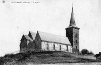 carte postale ancienne de Mont-Saint-Aubert L'église