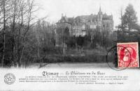 postkaart van Chimay Le château vu du parc