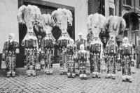 postkaart van Binche Groupe de Gilles
