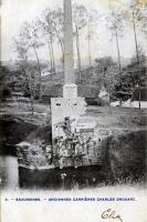 carte postale ancienne de Ecaussines Anciennes carrières Charles Drouart