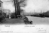 postkaart van Couillet La Sambre vers Couillet