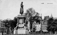 postkaart van Luik Statue Gretry (Place de l'Opéra)