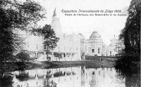 postkaart van Luik Exposition Universelle Liège 1905 - Palais de l'Afrique, des Beaux Arts et du Ca
