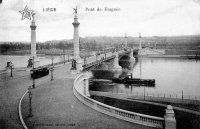 postkaart van Luik Pont de Fragnée
