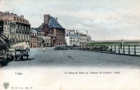 carte postale ancienne de Liège Le mont de piété  ou 