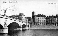 postkaart van Luik Pont Léopold