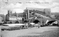 postkaart van Hoei Le Pont, la Collégiale et la Citadelle