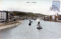postkaart van Luik La Meuse