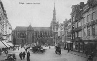 postkaart van Luik Cathédrale Saint-Paul