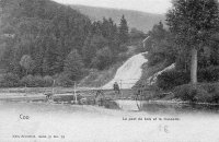 postkaart van Coo Le Pont de bois et la Cascade