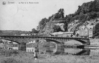postkaart van Esneux Le Pont et la Roche trouée