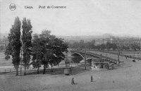 postkaart van Luik Pont du Commerce