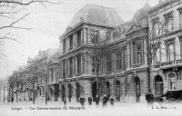 postkaart van Luik Le Conservatoire de Musique