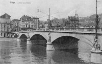 carte postale ancienne de Liège Le Pont des Arches