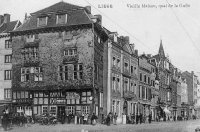 carte postale ancienne de Liège Vieille Maison Quai de la Goffe