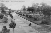 carte postale ancienne de Liège Citadelle - Les Nouveaux Boulevards