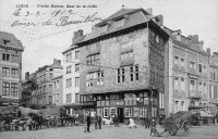 carte postale ancienne de Liège Vieille Maison Quai de la Goffe