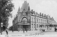 carte postale ancienne de Liège Hôpital de Bavière