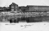 carte postale ancienne de Liège L'Abattoir