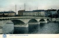 carte postale ancienne de Liège Le  Pont de la Boverie