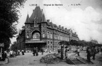carte postale ancienne de Liège Hôpital de Bavière