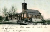 carte postale ancienne de Liège Eglise de Fétinne