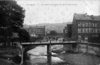 postkaart van Verviers Le pont Hombiet et rue Raymond
