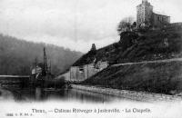 postkaart van Theux Château Rittweger à Juslenville. La Chapelle.