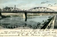 carte postale ancienne de Liège Pont de Bressoux