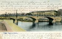 carte postale ancienne de Liège Pont de la Boverie