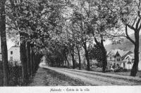 postkaart van Malmedy Entrée de la ville