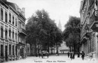 carte postale ancienne de Verviers Place des Minières