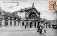 postkaart van Luik Gare des Guillemins