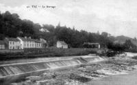 carte postale ancienne de Tilff Le Barrage