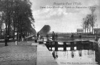 postkaart van Wezet Canal Liège-Maestricht. Entrée du Bateau dans l'écluse