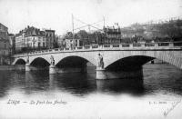 carte postale ancienne de Liège Le pont des Arches