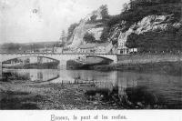 postkaart van Esneux Le pont et les roches
