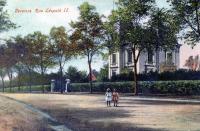 carte postale ancienne de Verviers Rue Léopod II