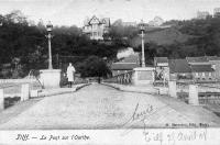 carte postale ancienne de Tilff Le pont sur l'Ourthe