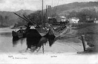 carte postale ancienne de Tilff Le Port