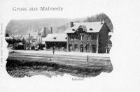 postkaart van Malmedy La gare