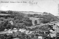 postkaart van Chèvremont Château et Gare de Henne
