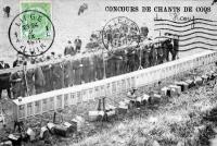 postkaart van Hony Concours de Chants de Coqs