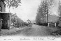 postkaart van Chaudfontaine Route de Liège