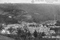 carte postale ancienne de Malmedy Panorama vu de l'hôtel de Floriheid