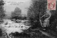 postkaart van Sart-lez-Spa La Hoëgne - Pont Michel Thorez