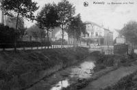 carte postale ancienne de Malmedy La Warchenne et le Pont