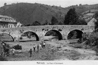 carte postale ancienne de Malmedy Le Pont d'Outrelepont
