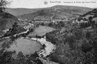 postkaart van Trois-Ponts Panorama vu du Rocher des coeurs fendus